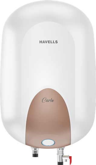 ELECTRIC STORAGE WATER HEATER Carlo 25 L White Champagne Gold