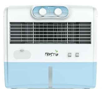 Havells Frostio 45L Window Air Cooler for Home | Low Noise, 3 Speed Settings | Powerful Air Delivery | 3 Pin Power Cord | Everlast Pump | High Density Honeycomb Pads | Heavy Duty (White/Light