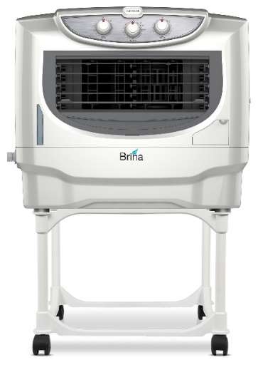 HAVELLS 50 L Window Air Cooler + Trolley (White & Brown, Brina)